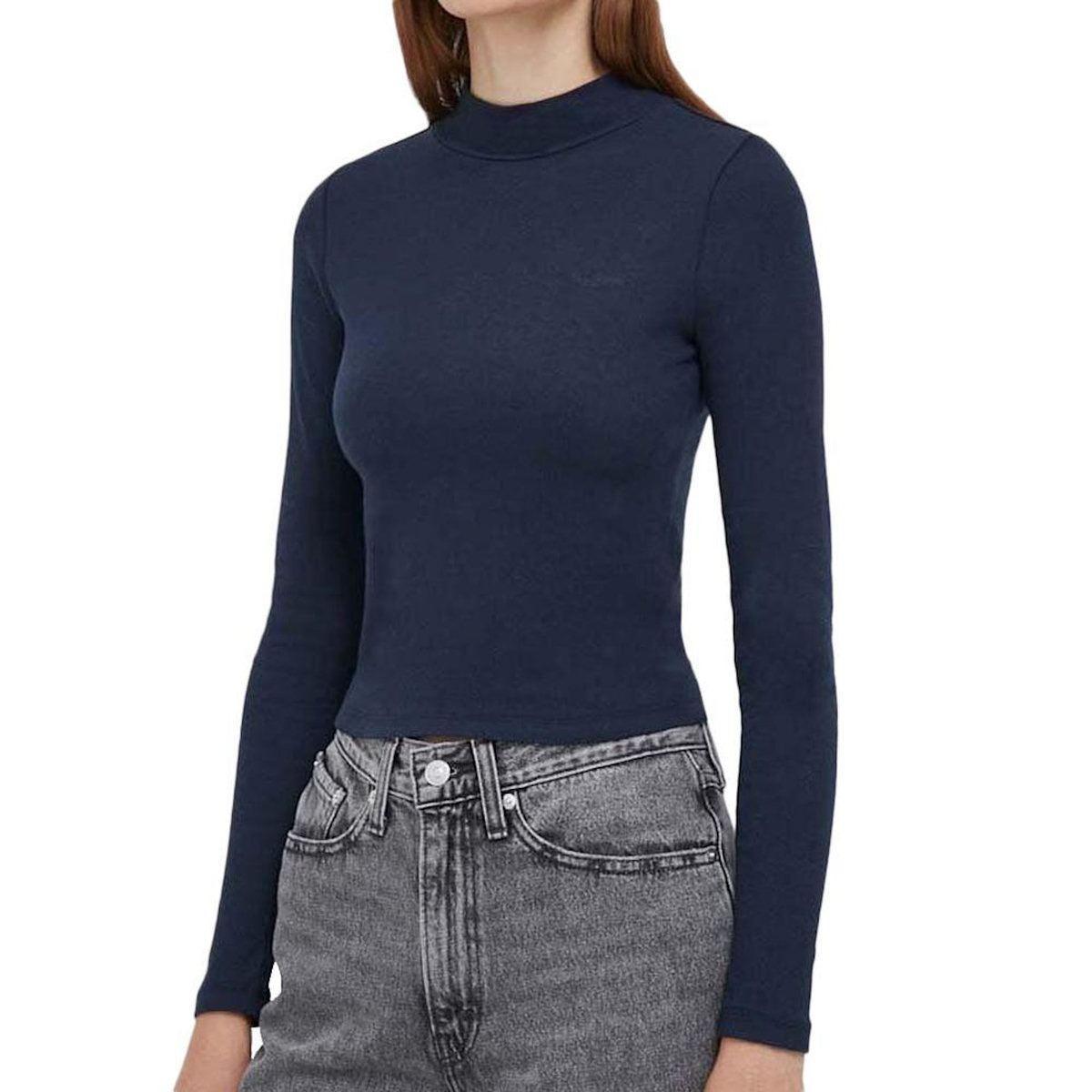 Pepe Jeans T-shirt Manches Longues Marine Femme Pepe jeans Winona Perkins
