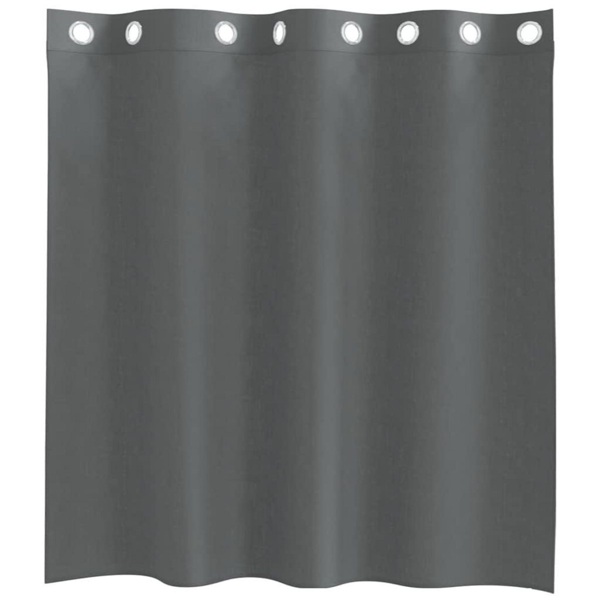 VIDAXL Rideaux en voile avec œillets 2 pcs gris fonce 140x140 cm
