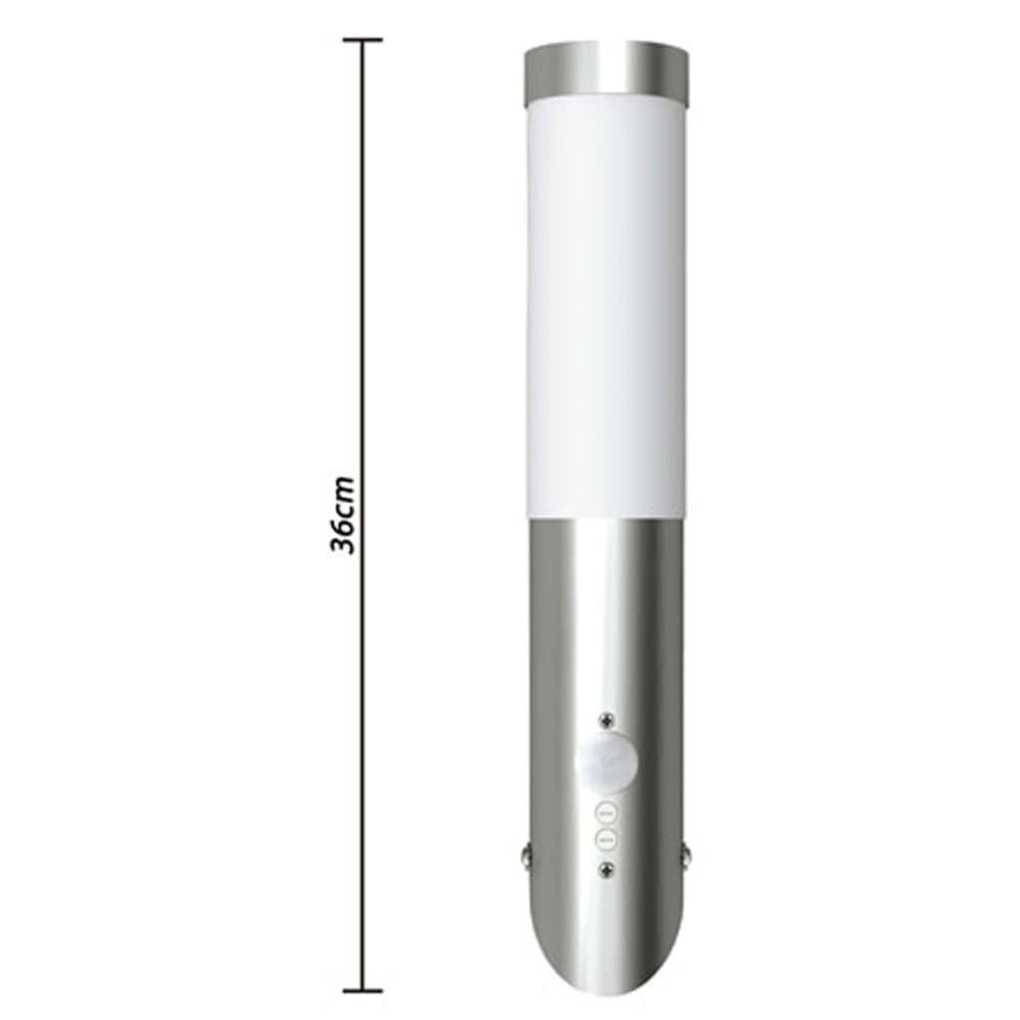 Voir la diapositive 3 : VIDAXL Applique murale design avec detecteur, inclinee (lot de 2)