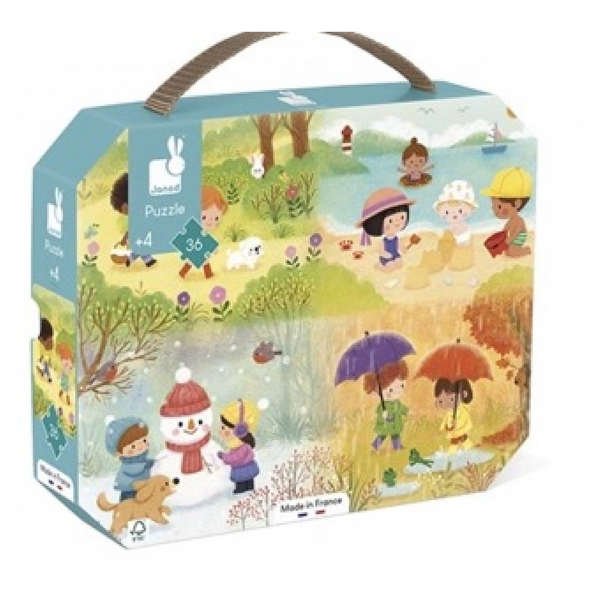 Juratoys-Janod puzzle les saisons 36 pieces