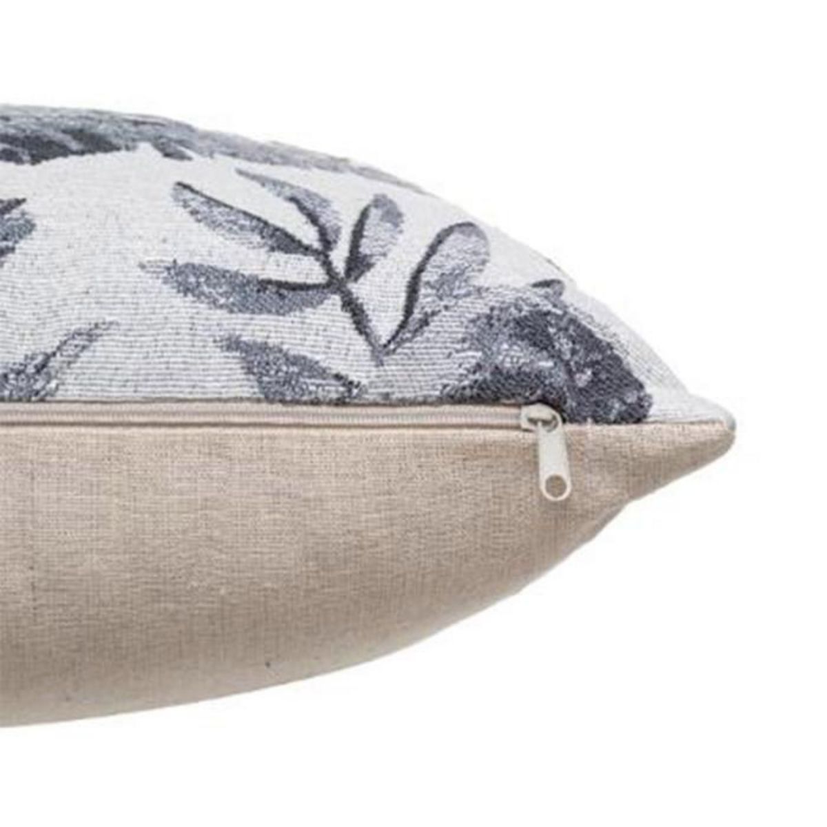 ATMOSPHERA Coussin Déco  Perroquet  40x40cm Gris