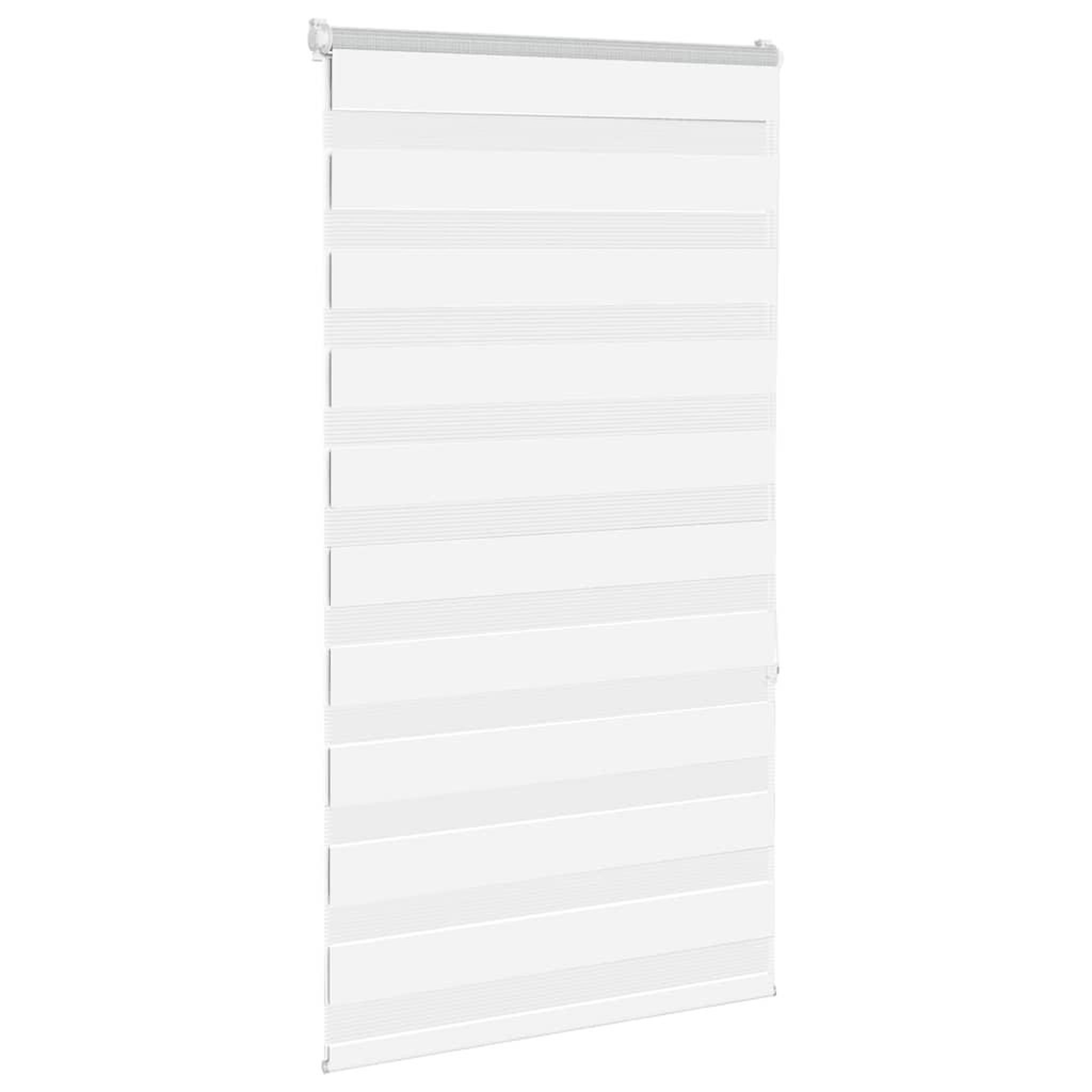 Voir la diapositive 3 : VIDAXL Store zebre blanc 80x150 cm largeur du tissu 75,9 cm polyester