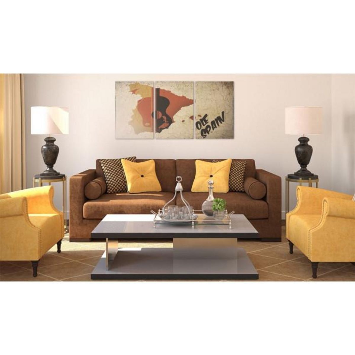 Paris Prix Tableau Imprimé  Espagne : Guitare & Flamenco