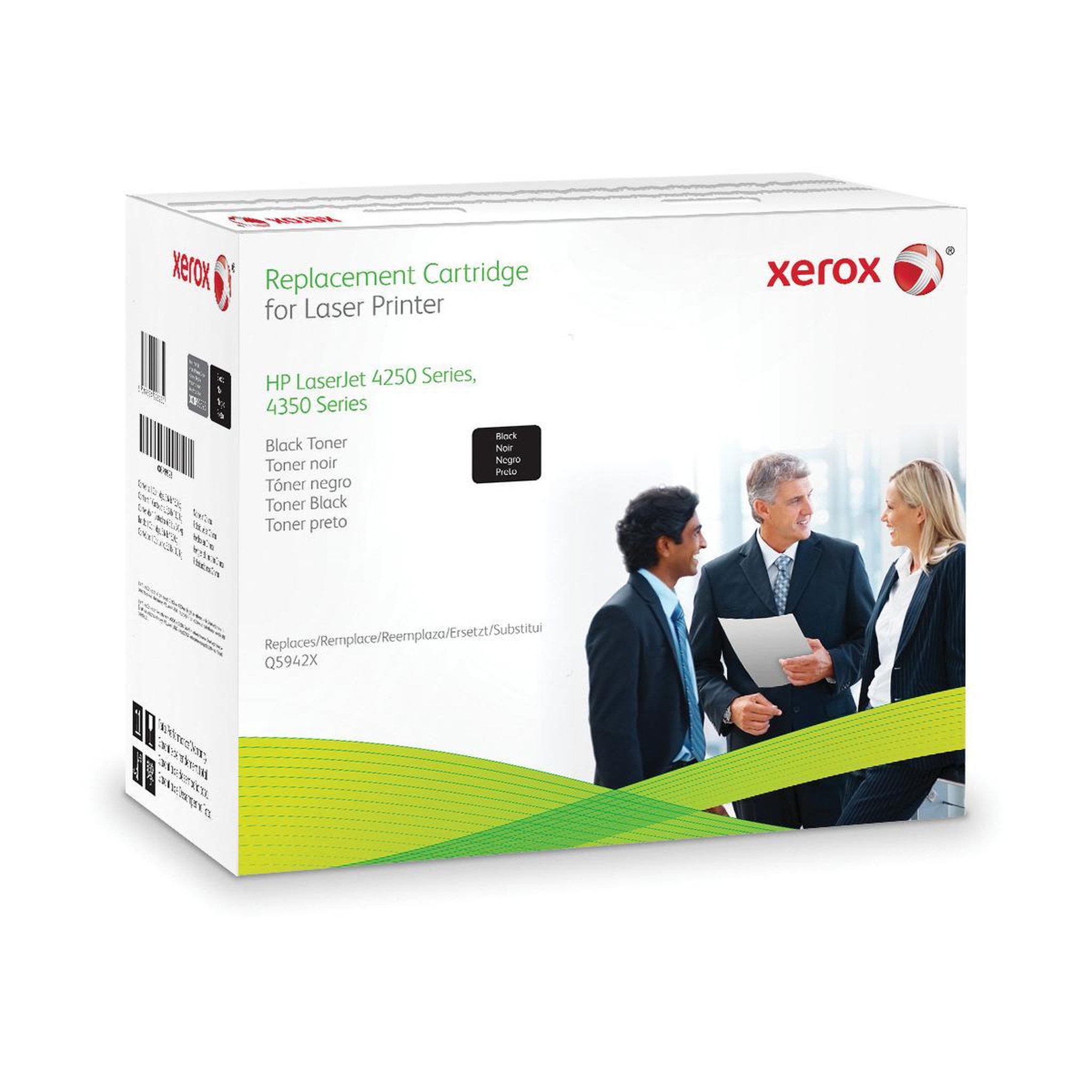 Voir la diapositive 2 : Xerox Xerox toner noir. Equivalent à hp q5942x. Compatible avec hp laserjet 4250, laserjet 4350