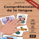 SUPPORTS COMPREHENSION DE LA LANGUE CP. 3 VOLUMES : 41 PLANCHES + 3 AFFICHES + 11 PLANCHES, La Cigale