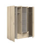 Voir la diapositive 2 : Armoire 4 portes 2 tiroirs 1 miroir L160cm DAISY