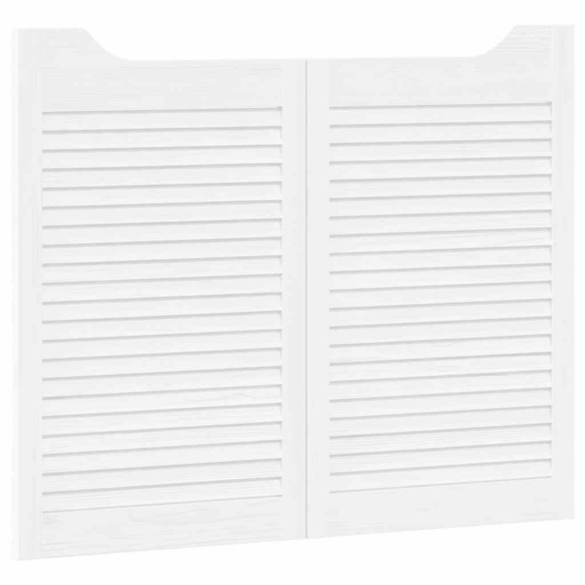 VIDAXL Portes battantes a persiennes 1 paire blanc 80x100 cm