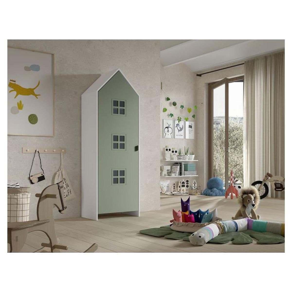 Vipack Armoire Casami Bruges Avec Porte En Entangled Vert