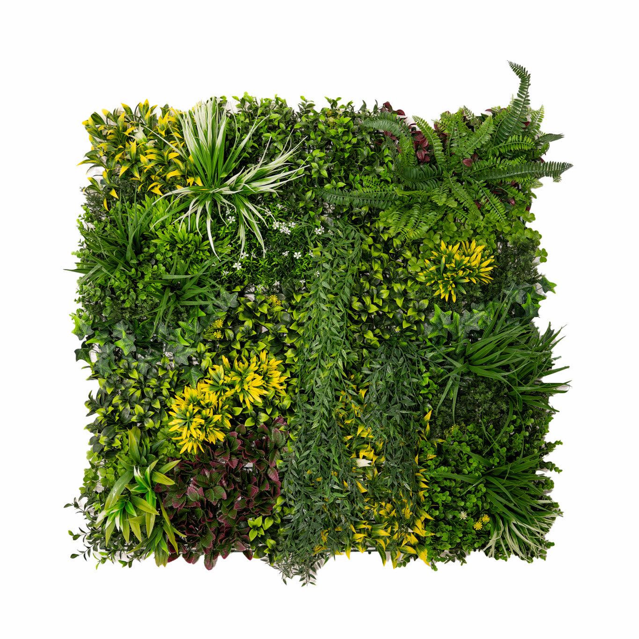 Voir la diapositive 2 : MONSTERSHOP 3 panneaux muraux végétal artificiel 100 x 100 cm l cassia