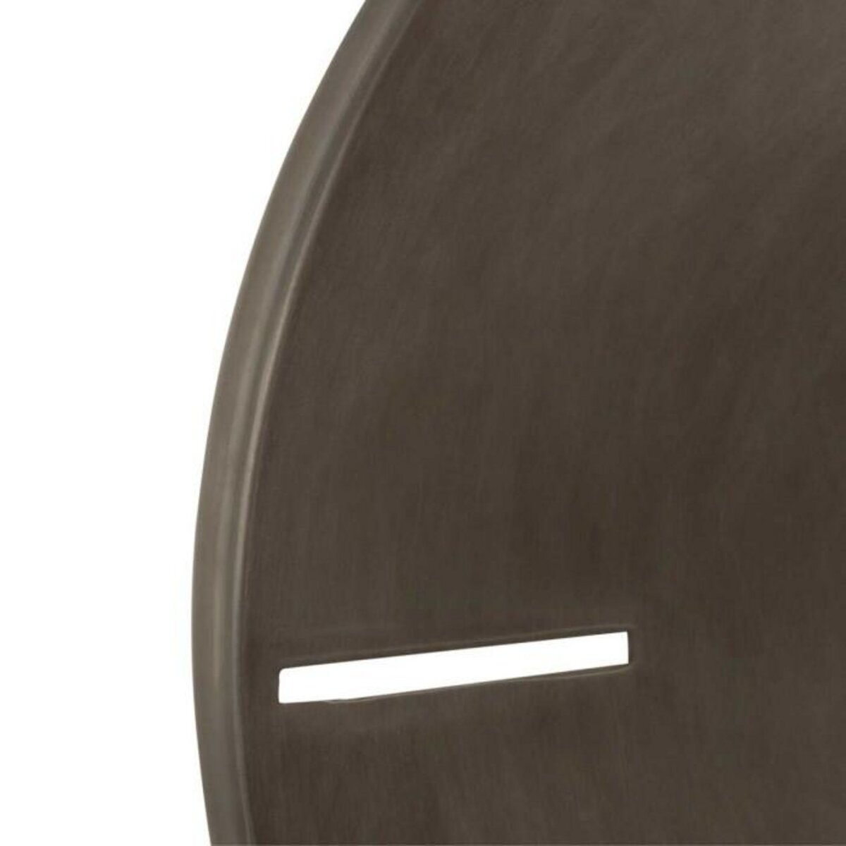 Paris Prix Horloge Murale en Métal Design  Mat  76cm Gris