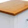 VIDAXL Table de chevet 36 x 30 x 47 cm Bois de chene massif
