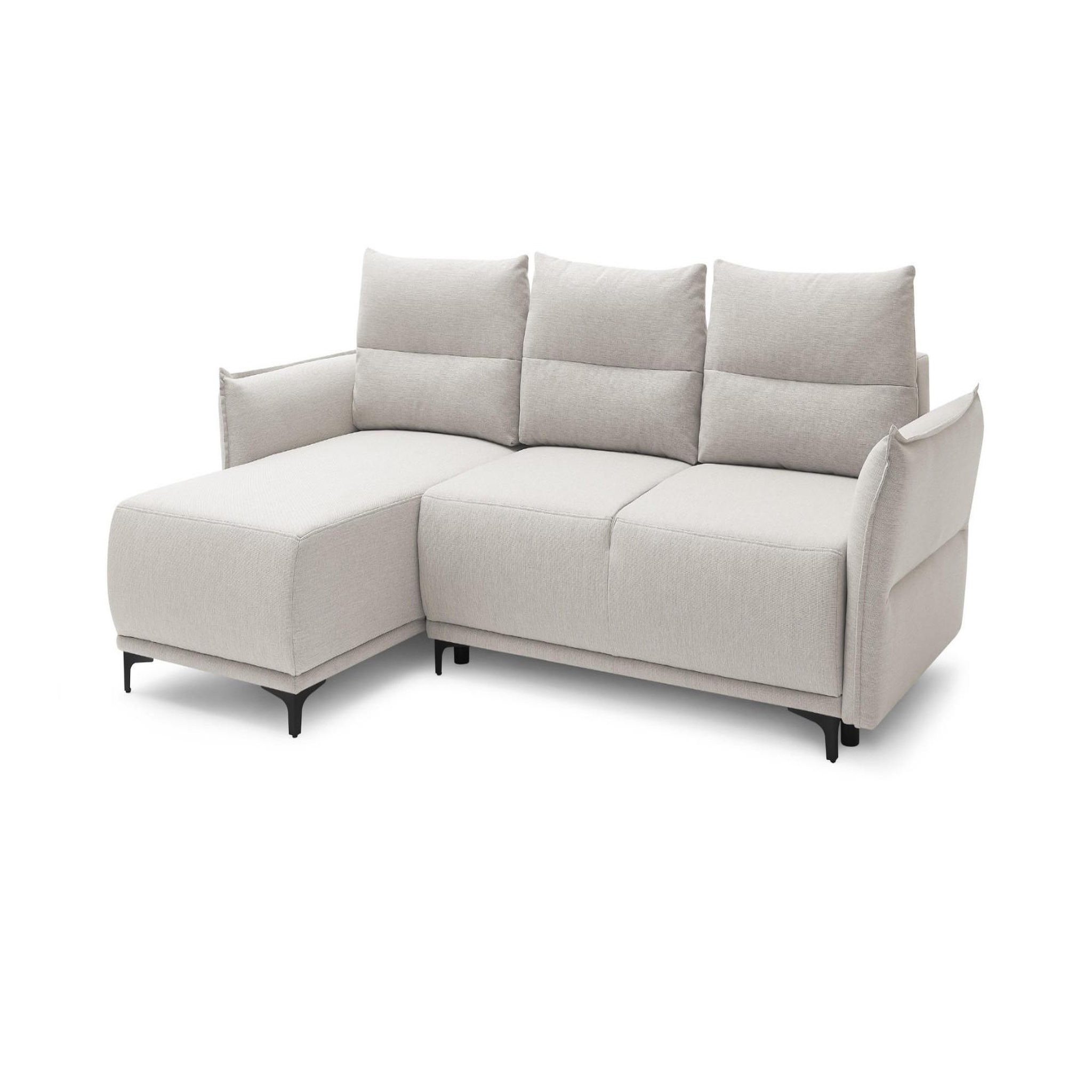 Voir la diapositive 6 : LISA DESIGN Arya - canapé d'angle réversible - convertible avec coffre - 4 places - style contemporain