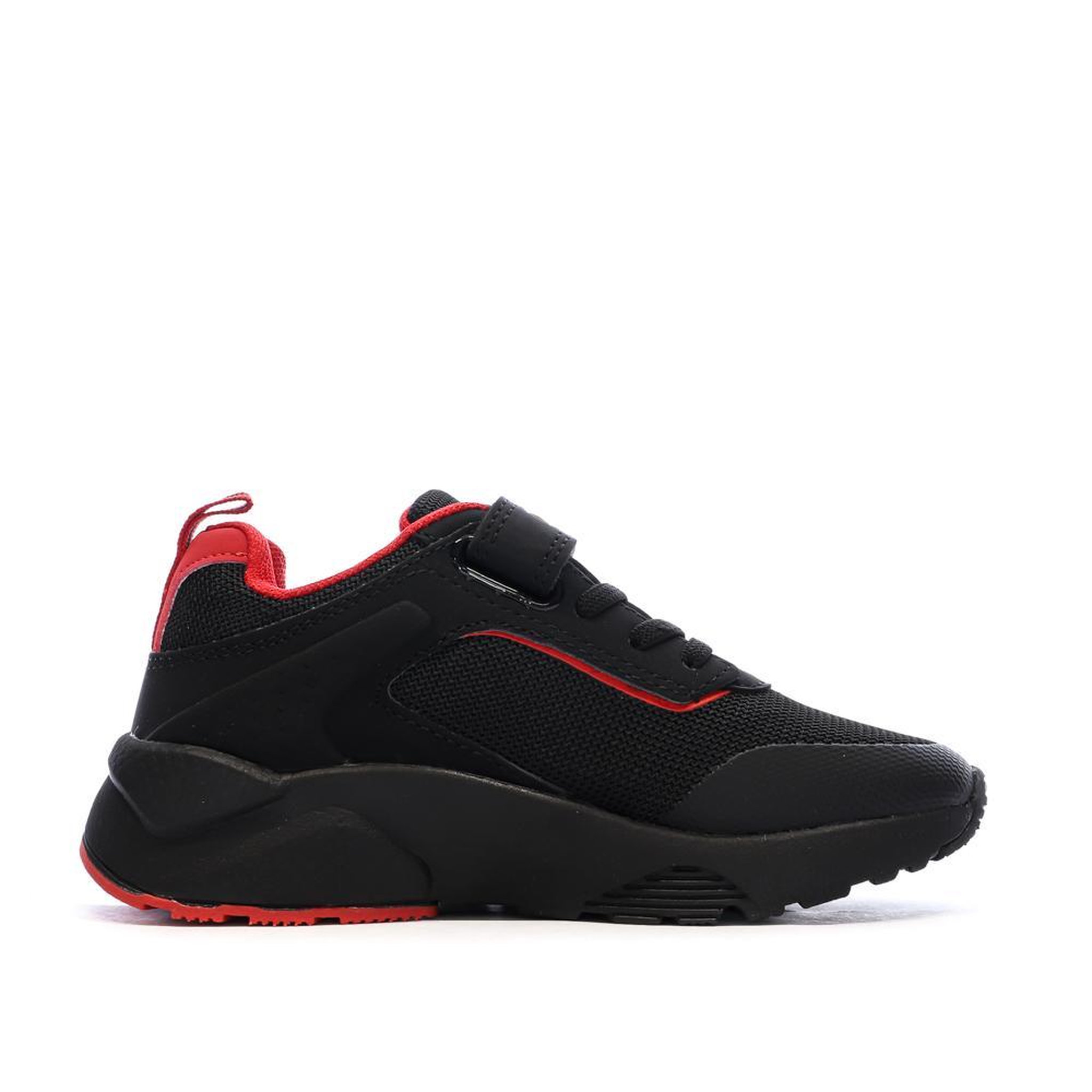 Voir la diapositive 3 : KAPPA Baskets noires/rouge garçon kappa logo safir 2