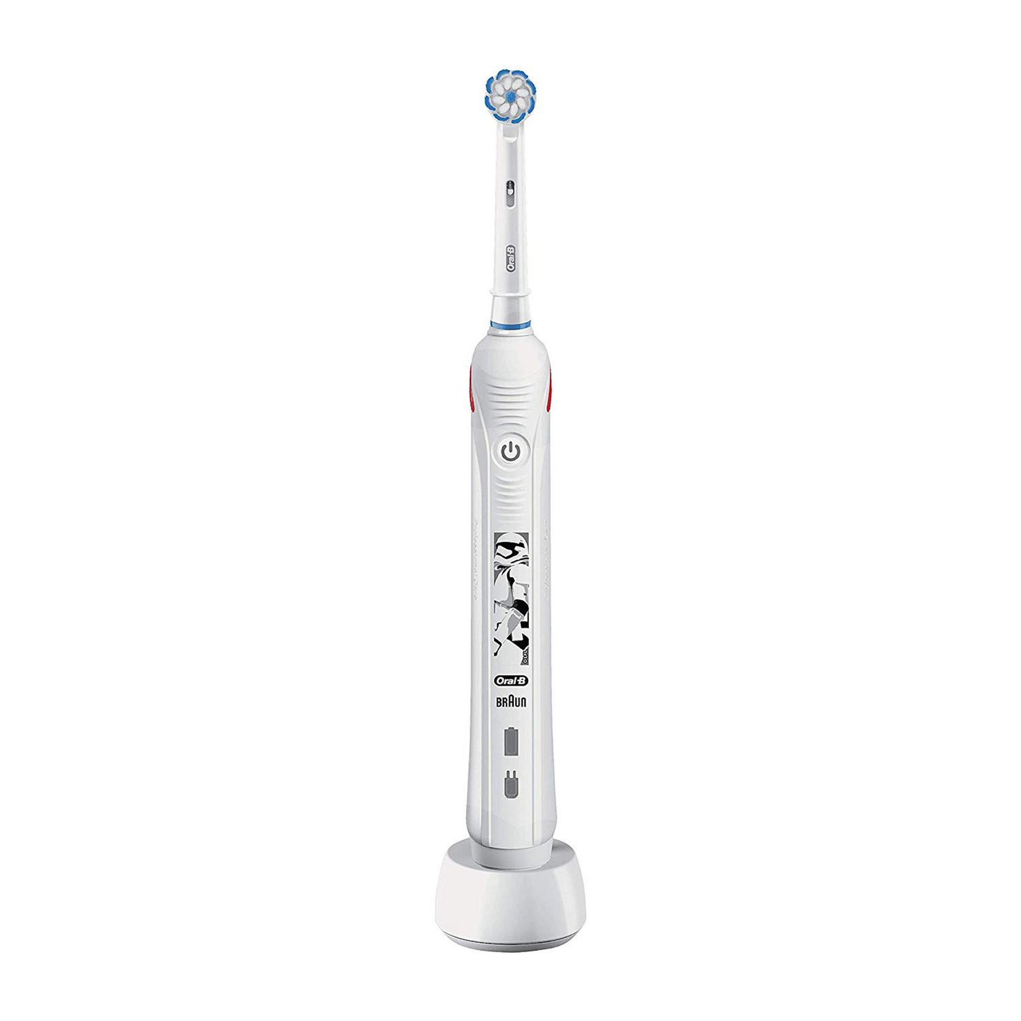 Voir la diapositive 3 : ORAL B Oral-b pro2 junior starwars enfant brosse à dents rotative oscillante blanc