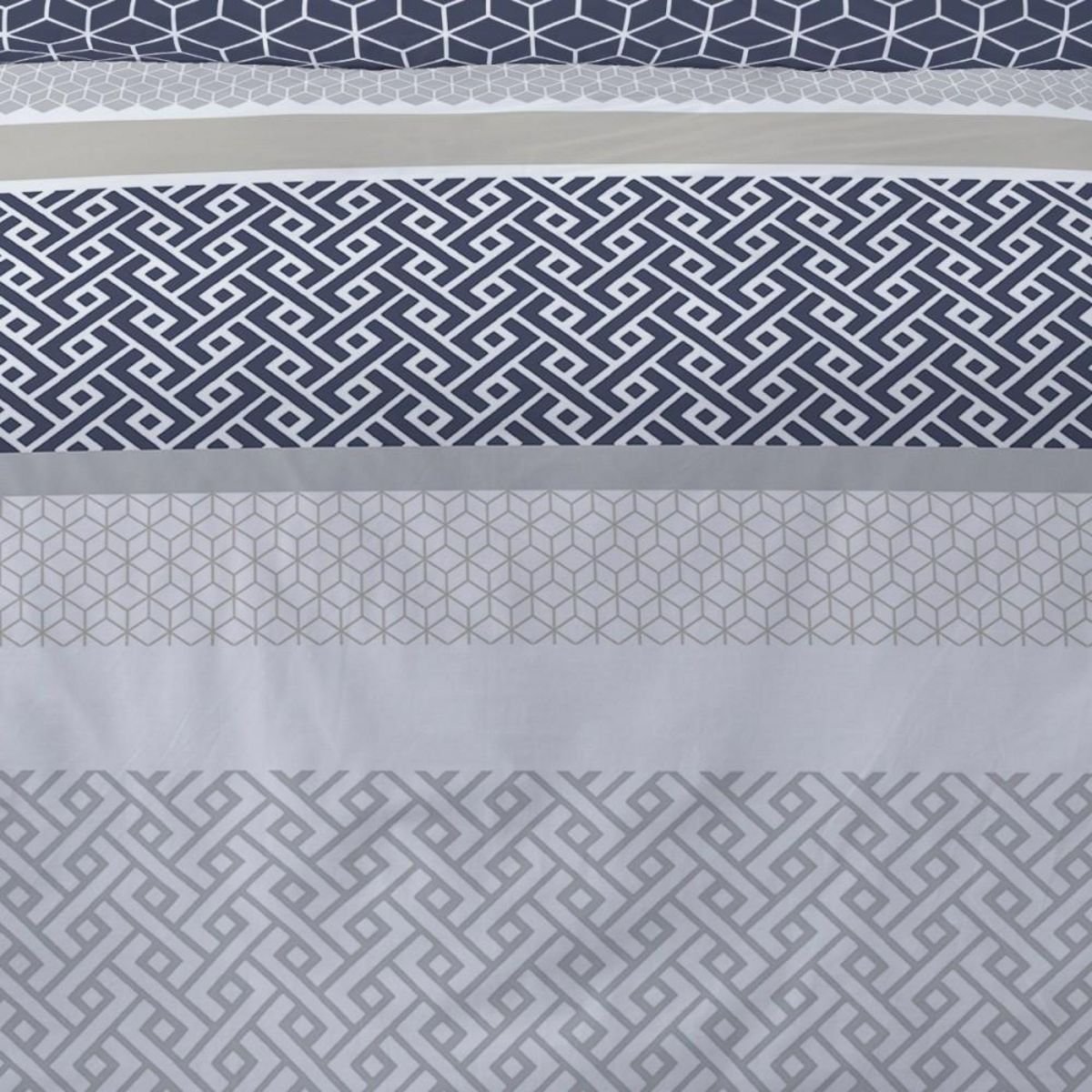 Dourev Housse de couette 240x220 CHIRON + 2 taies 100% coton