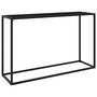 Voir la diapositive 1 : VIDAXL Table console Noir 120x35x75 cm Verre trempe