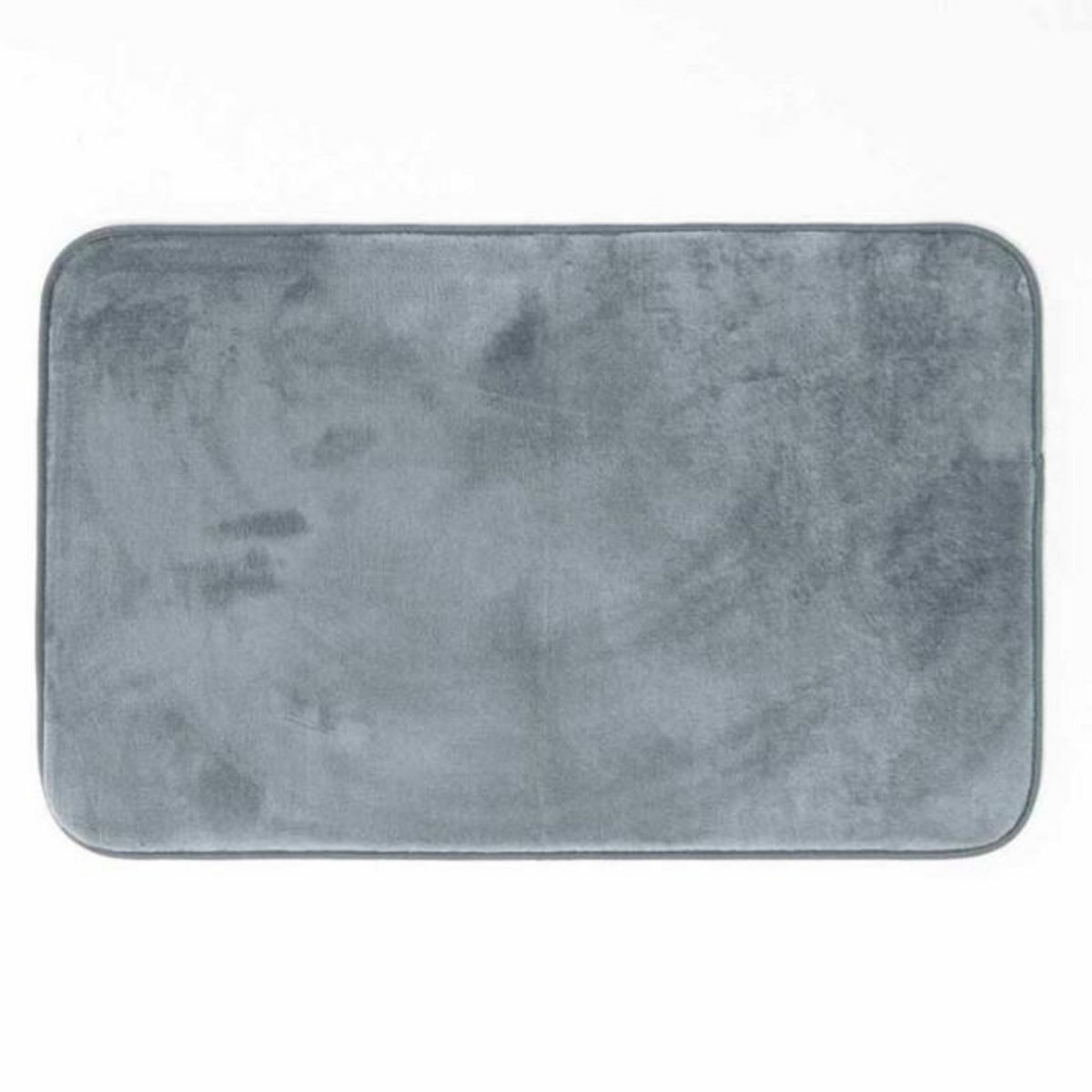 Paris Prix Tapis Uni en Flanelle  Flanou  50x80cm Gris