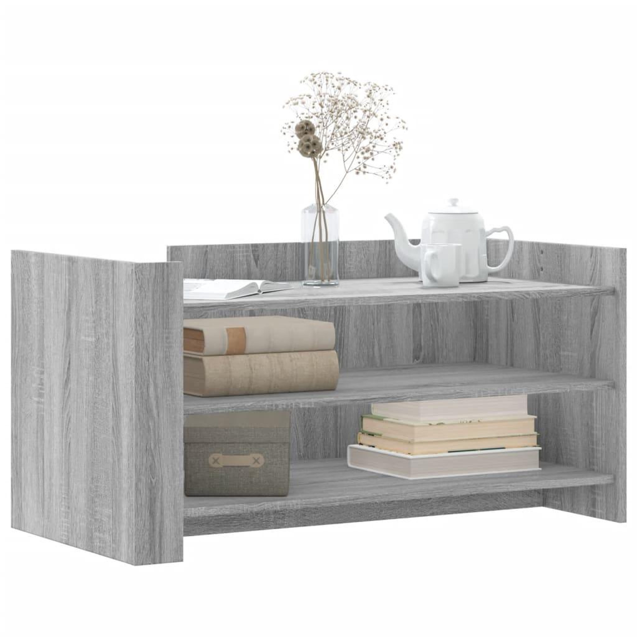 Voir la diapositive 3 : VIDAXL Table basse sonoma gris 100x50x50 cm bois d'ingenierie