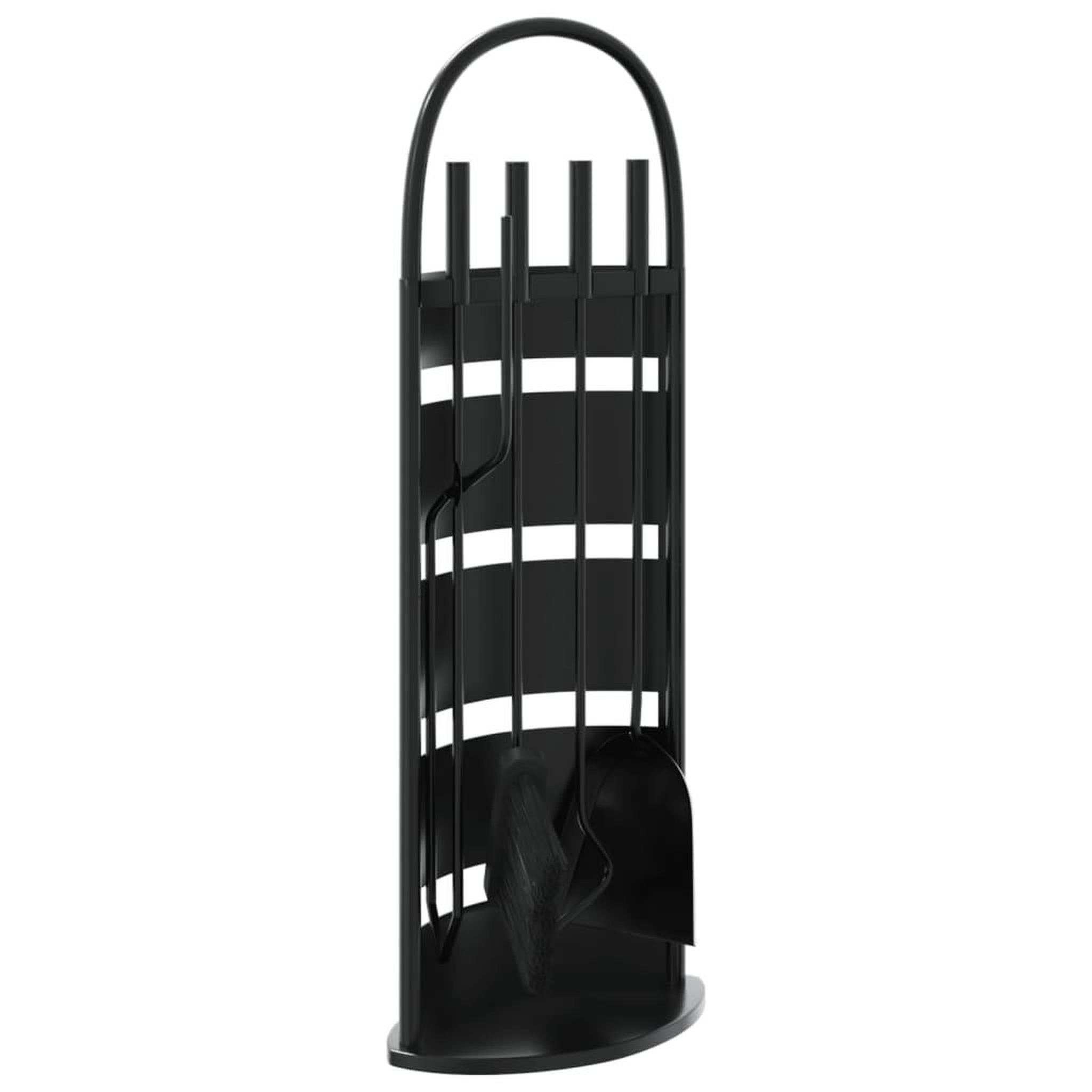 Voir la diapositive 2 : VIDAXL Set d'outils de cheminee 5 pcs 23x15x66 cm acier