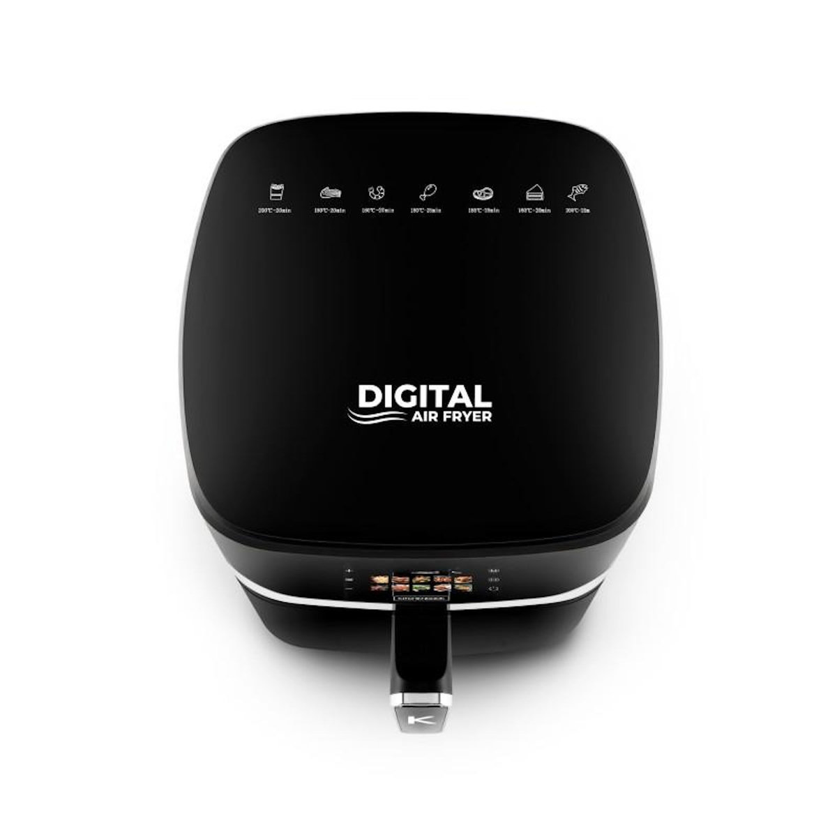 KITCHENCOOK Kitchencook - Airmed55led - Friteuse à Air - 5,5l - 10 Programmes - écran Led