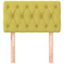Voir la diapositive 3 : VIDAXL Tete de lit Vert 80x7x78/88 cm Tissu