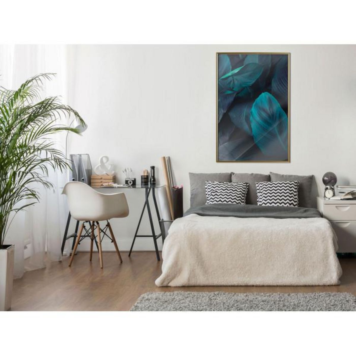 Paris Prix Affiche Murale Encadrée  Evergreen Leaves