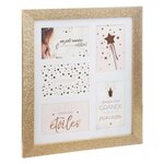 Atmosphera Kids Pêle Mêle 5 Photos  Glitter  41cm Or