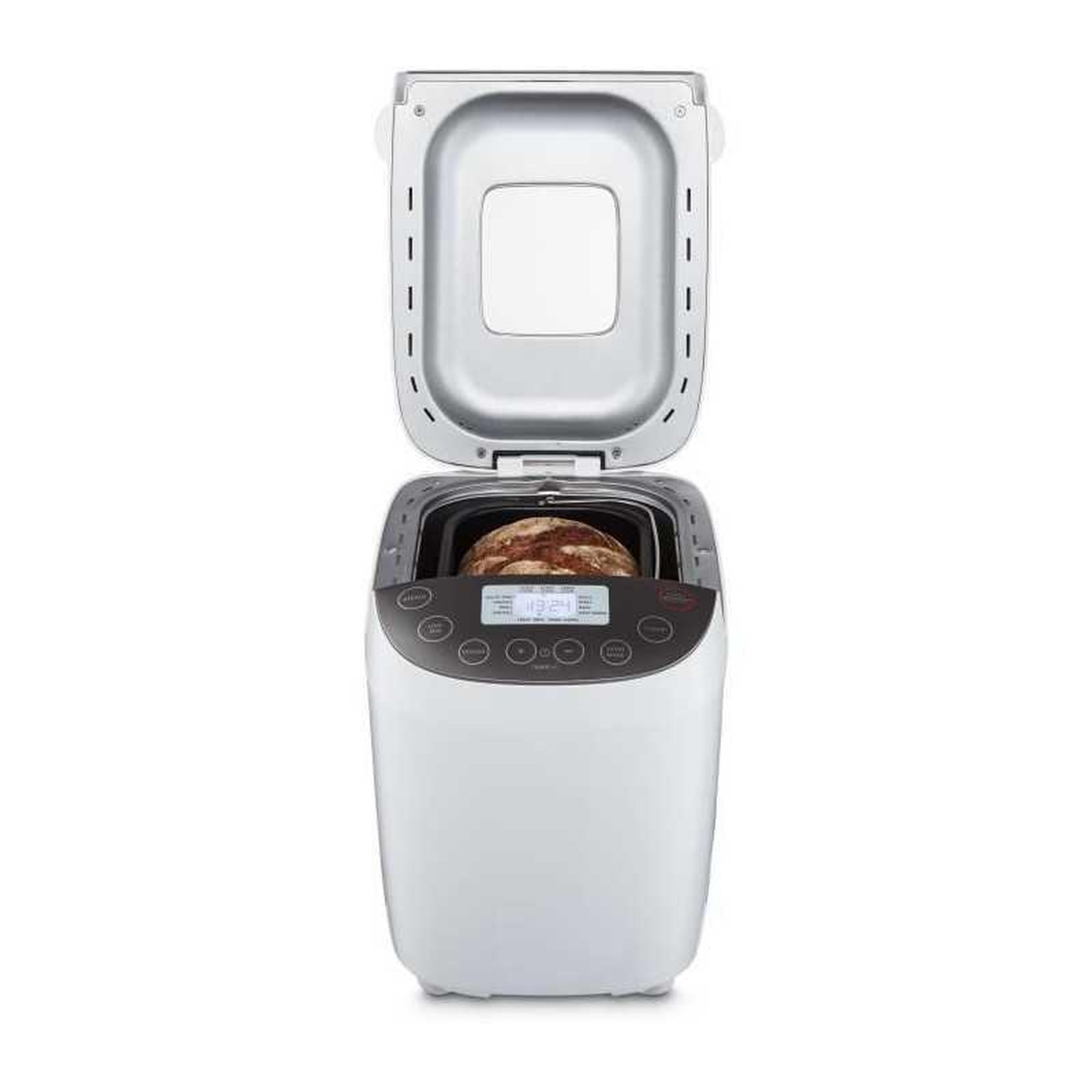 Voir la diapositive 3 : Medion Machine à pain medion 950w blanche, 19 programmes, capacité 1,8 kg, écran lcd et minuterie jusqu'à 15 h, 3 niveaux de coloration de croûte