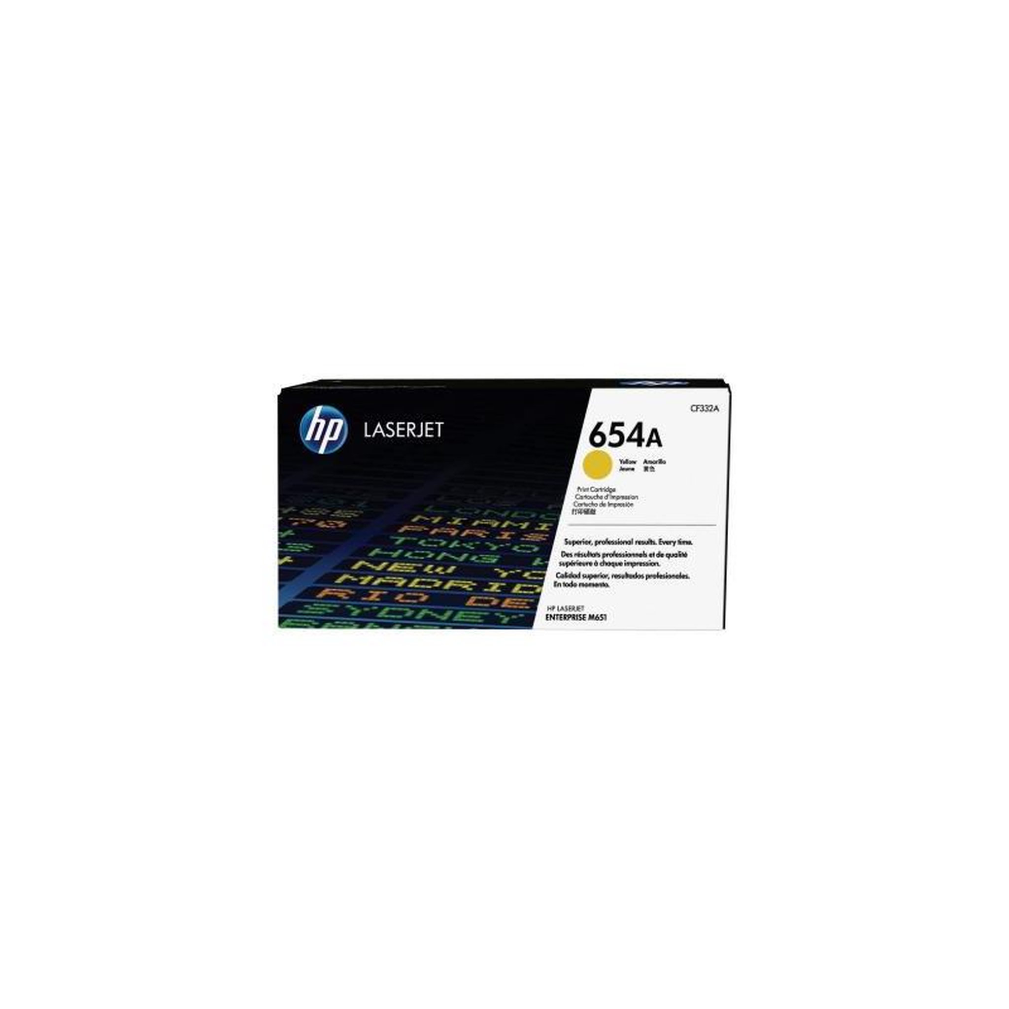 HP HP Cartridge No 654A HP654A HP 654A Yellow Gelb (CF332A)