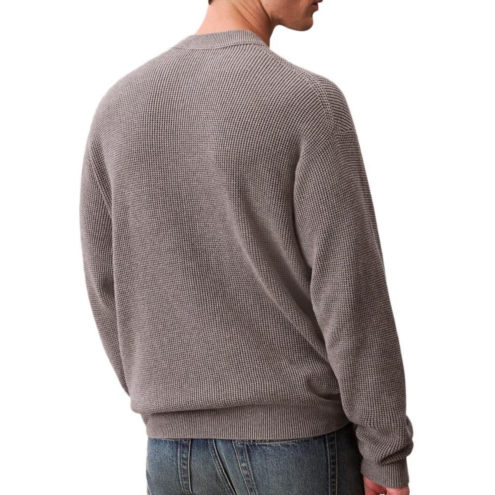 Voir la diapositive 2 : CALVIN KLEIN JEANS Sweat Gris Homme Calvin Klein 350terry Monog