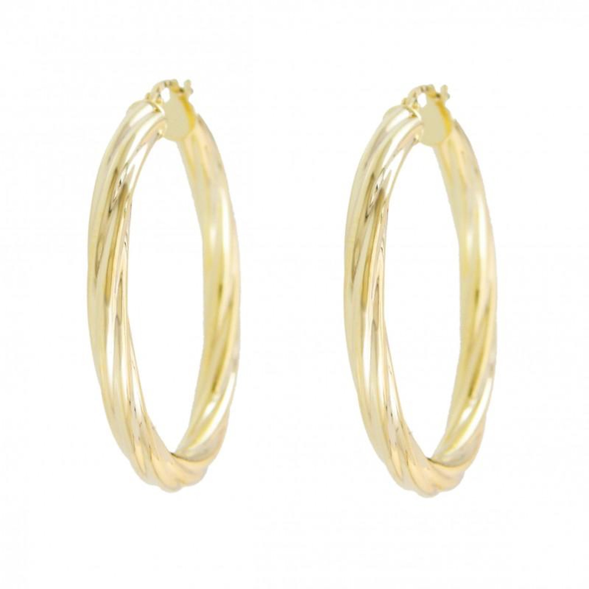 L'ATELIER D'AZUR Boucles d'Oreilles Créoles Or Jaune - Femme
