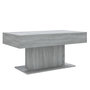 Voir la diapositive 2 : VIDAXL Table basse Sonoma gris 96x50x45 cm Bois d'ingenierie
