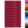 Voir la diapositive 2 : VIDAXL Serviettes de sauna 10pcs bordeaux 80x200cm 360 g m² 100% coton