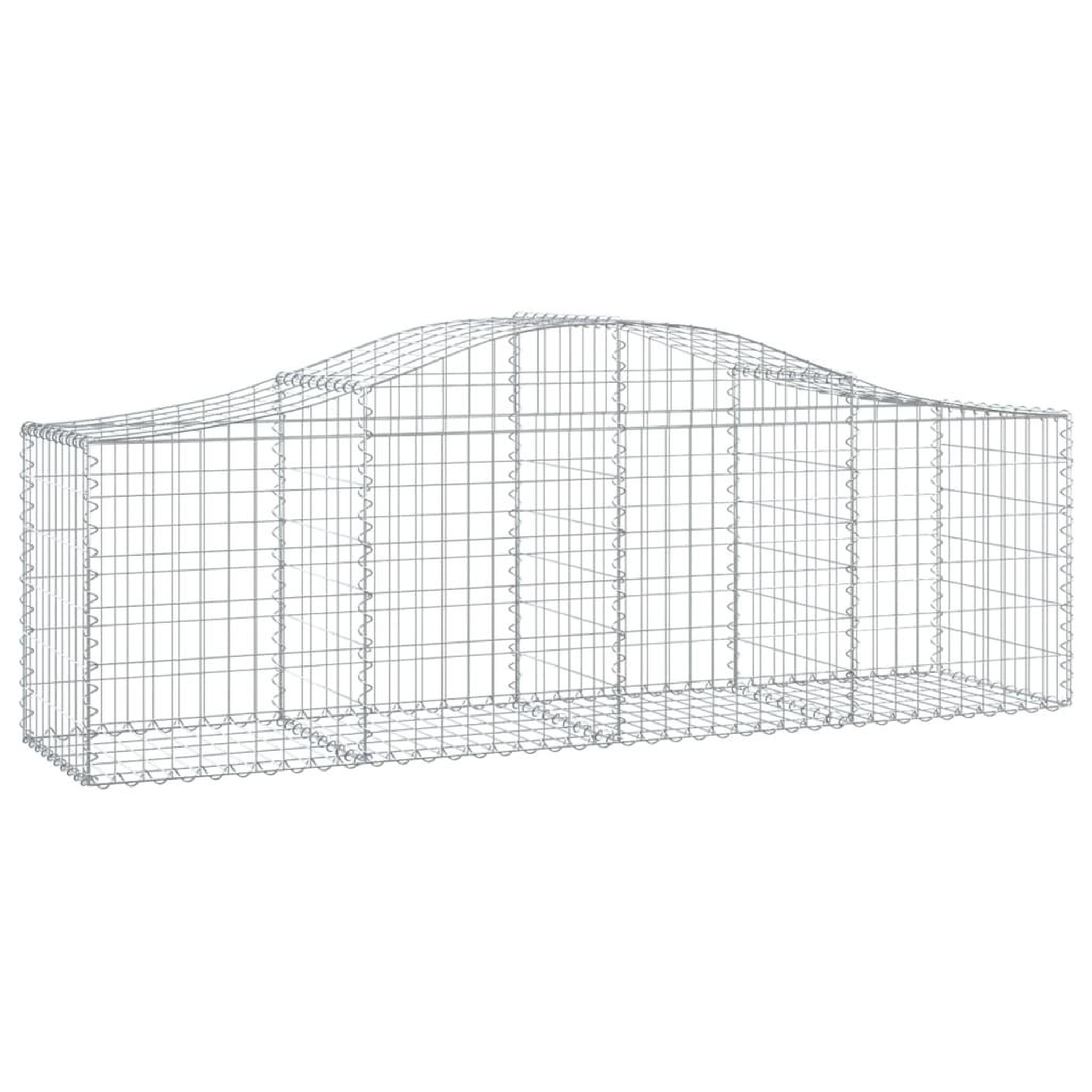 Voir la diapositive 3 : VIDAXL Paniers a gabions arques 40 pcs 200x50x60/80 cm fer galvanise