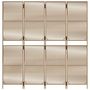 Voir la diapositive 5 : VIDAXL Cloison de separation 4 panneaux beige resine tressee