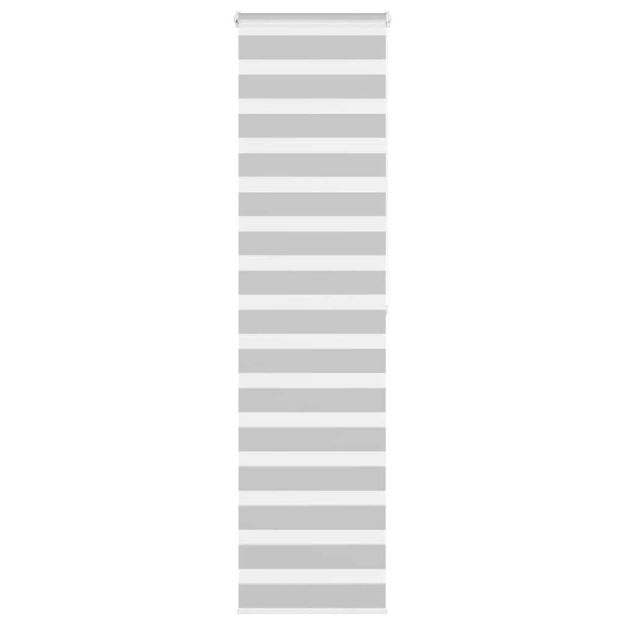 VIDAXL Store zebre gris clair largeur du tissu 55,9 cm polyester