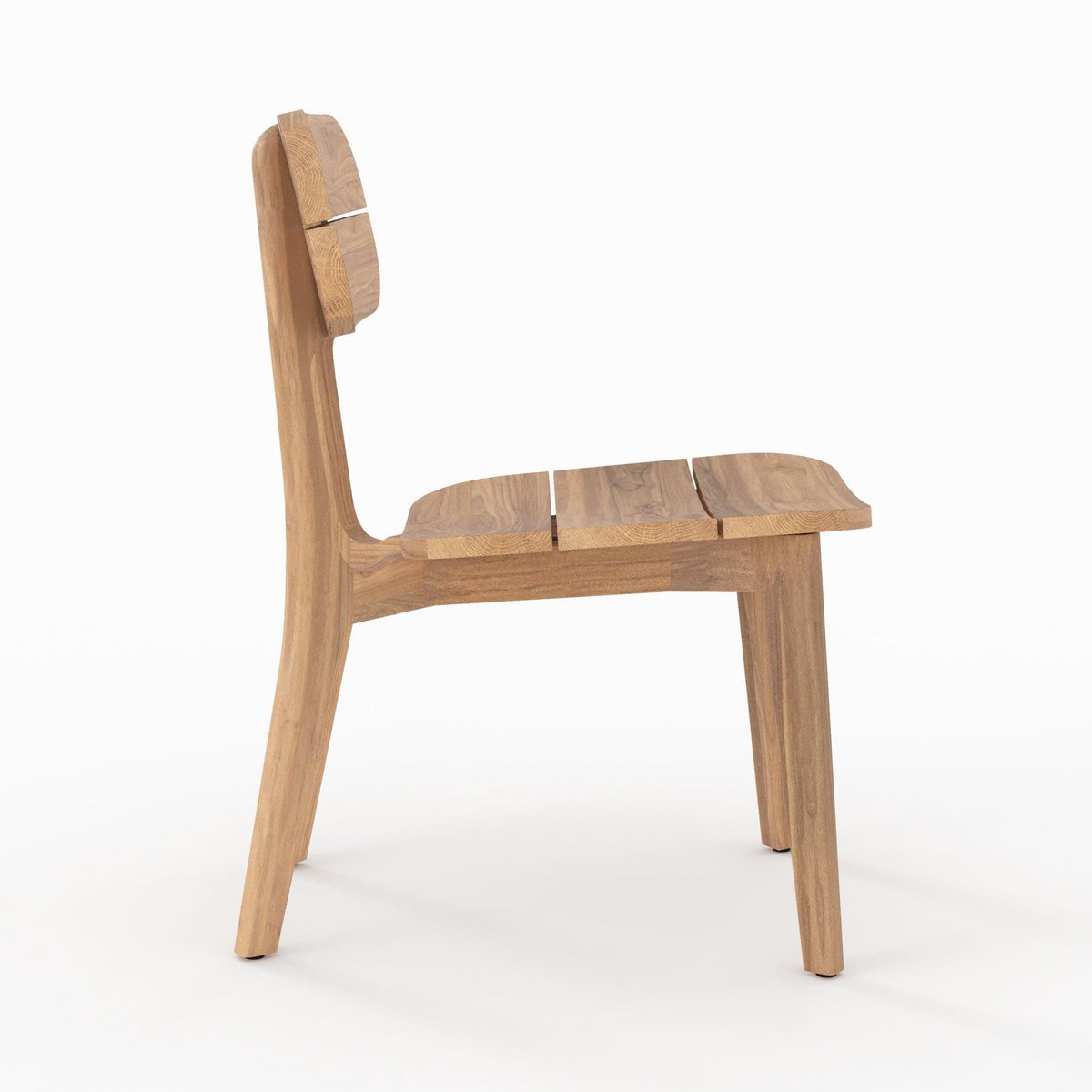 Rendez vous déco Lot de 2 chaises de jardin en bois de teck recyclé-Azia