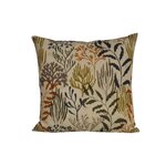 Proloisirs Coussin déhoussable exterieur décor Motif Graphique chevron noir 45 x 45 cm