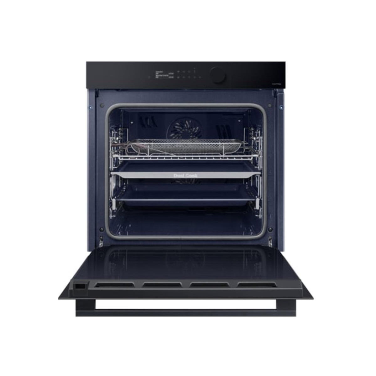 Samsung Four intégrable multifonction 76l 60cm a pyrolyse verre noir - NV7B5675WAK