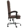Voir la diapositive 4 : VIDAXL Fauteuil inclinable de bureau Marron Similicuir
