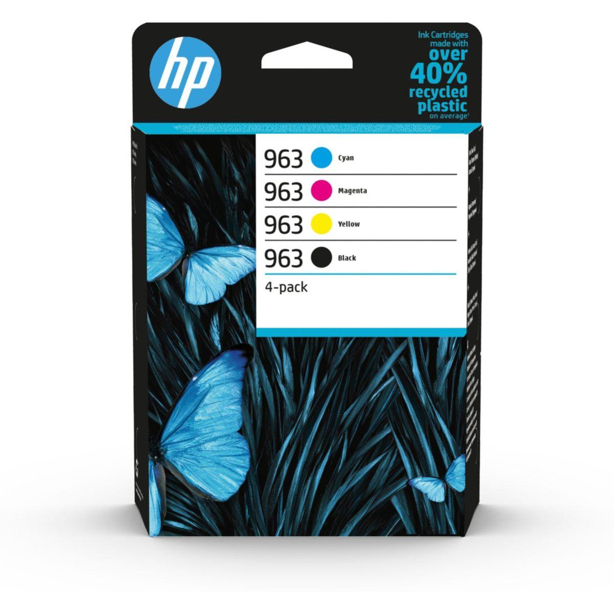 HP Cartouche d'encre pack multipack 963 originales (noir + 3 couleurs) - 3ja50ae