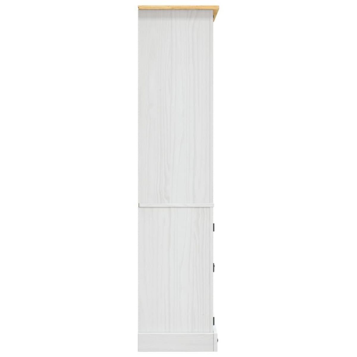 VIDAXL Placard Gamme  Pin mexicain Blanc 80x40x170 cm