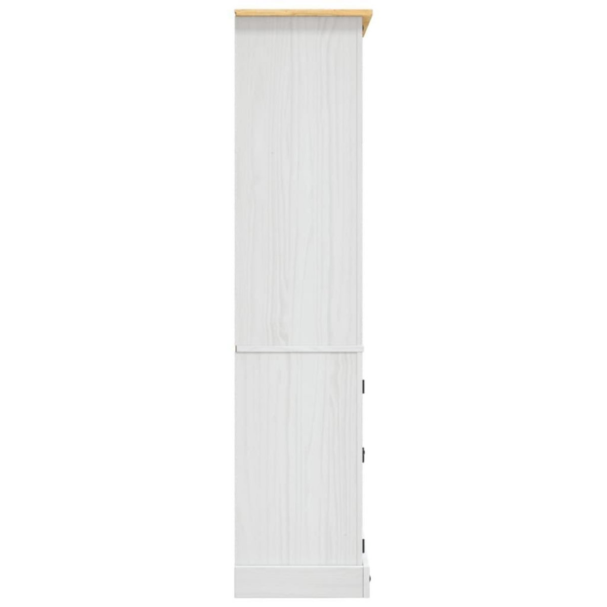 VIDAXL Placard Gamme  Pin mexicain Blanc 80x40x170 cm