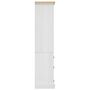 Voir la diapositive 5 : VIDAXL Placard Gamme  Pin mexicain Blanc 80x40x170 cm