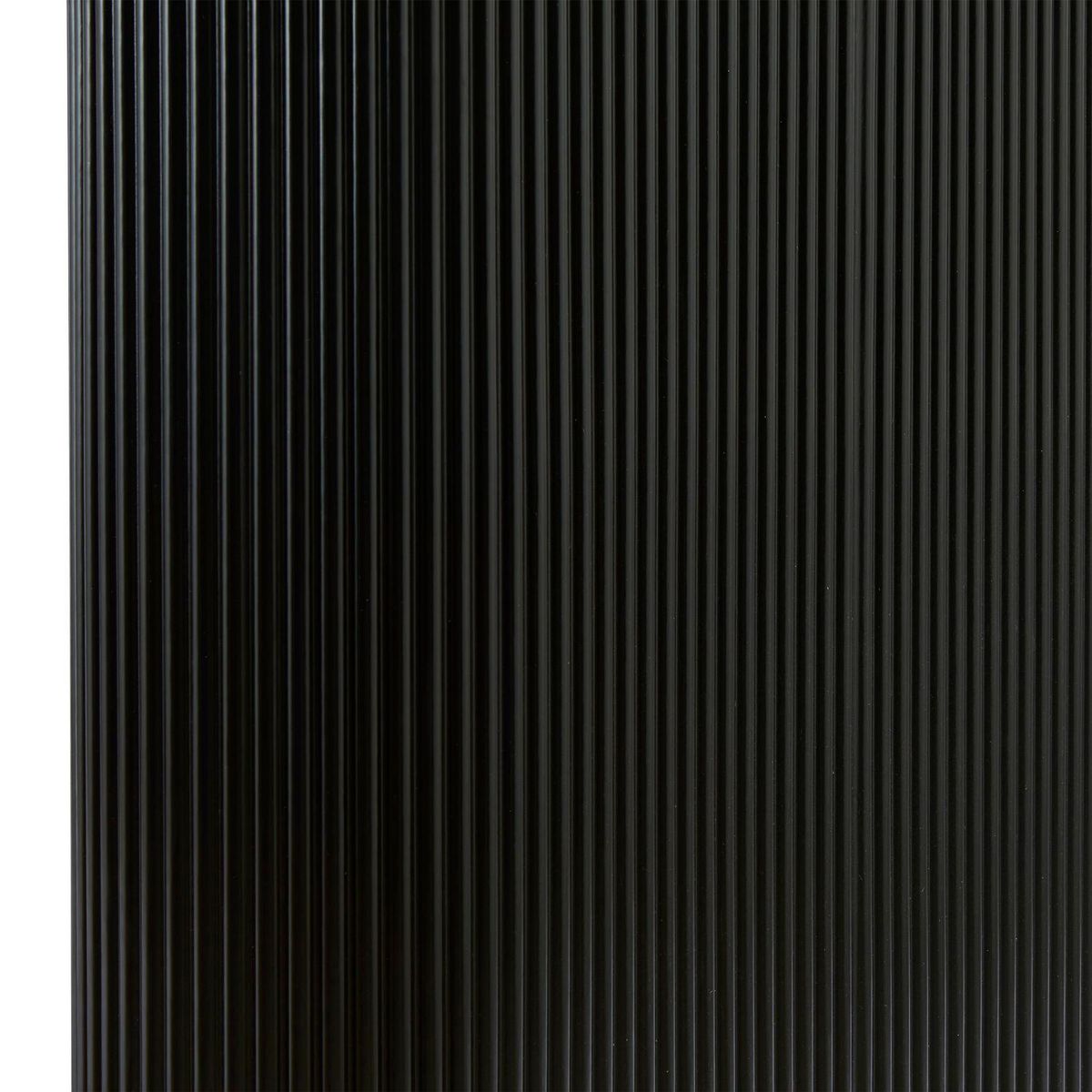 ATMOSPHERA Table à manger ovale en bois pour 6 personnes OLOVA - Noir