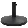 Voir la diapositive 1 : VIDAXL Socle rond de parasol Polyresine 10 kg Noir