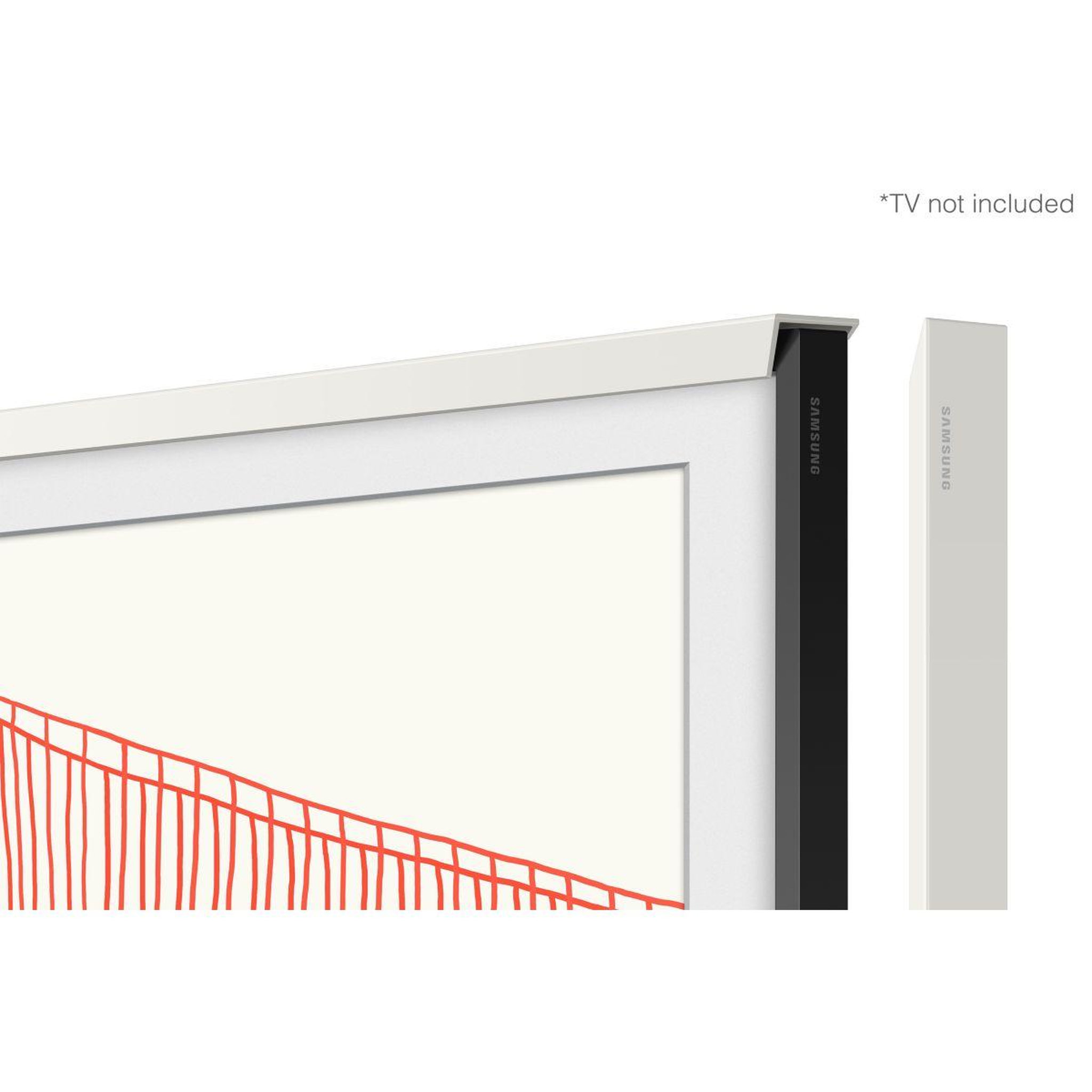 Voir la diapositive 4 : Samsung Cadre The Frame 55'' Blanc biseauté
