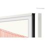 Voir la diapositive 4 : Samsung Cadre The Frame 55'' Blanc biseauté