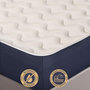 Voir la diapositive 5 : THE WHITE STONE Matelas 80 x 190 en Waterfoam Hypoallergénique | Hauteur 18 cm | Rembourrage en ouate et revêtement en tissu 3D respirant, anti-acarien et antifongique | Fabriqué en Italie
