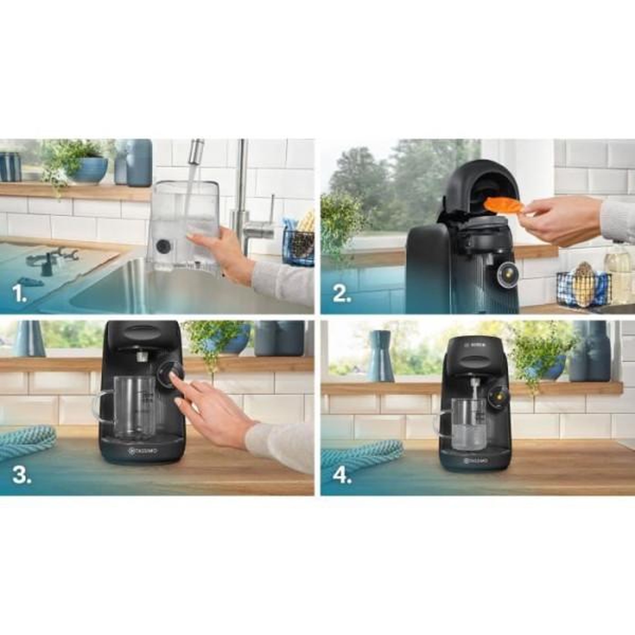 Voir la diapositive 6 : BOSCH Tassimo finesse tas162e